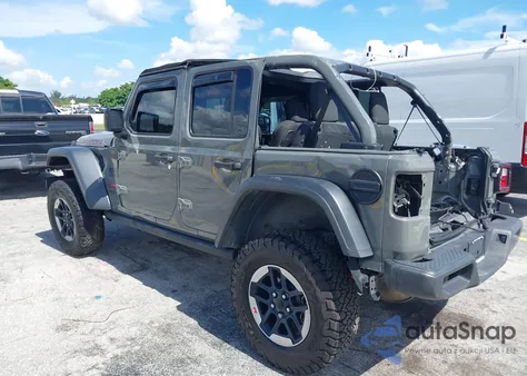 2019 Jeep Wrangler Unlimited Rubicon 4X4 from USA, damaged, VIN 1C4HJXFN9KW507281